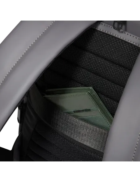 Piquadro C2OW laptop backpack in waterproof fabric, grey