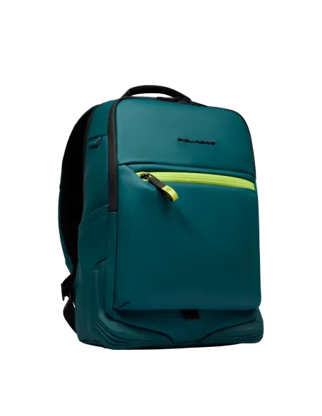 Zaino porta PC da 14 impermeabile Piquadro C2OW, ottanio