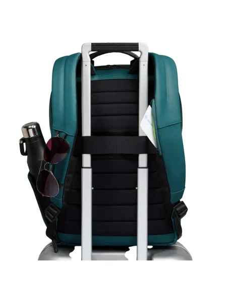 Piquadro C2OW 15,6"Computer-Rucksack, teal
