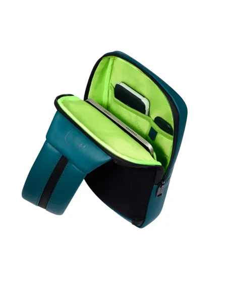 Piquadro C2OW Umhängetasche/Rucksack, teal