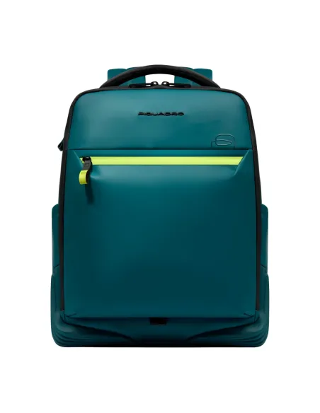 Piquadro Corner Rucksack  15,6" Laptop | Wasserabweisend & Erweiterbar, teal
