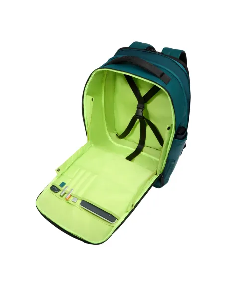 Piquadro Corner Rucksack  15,6" Laptop | Wasserabweisend & Erweiterbar, teal