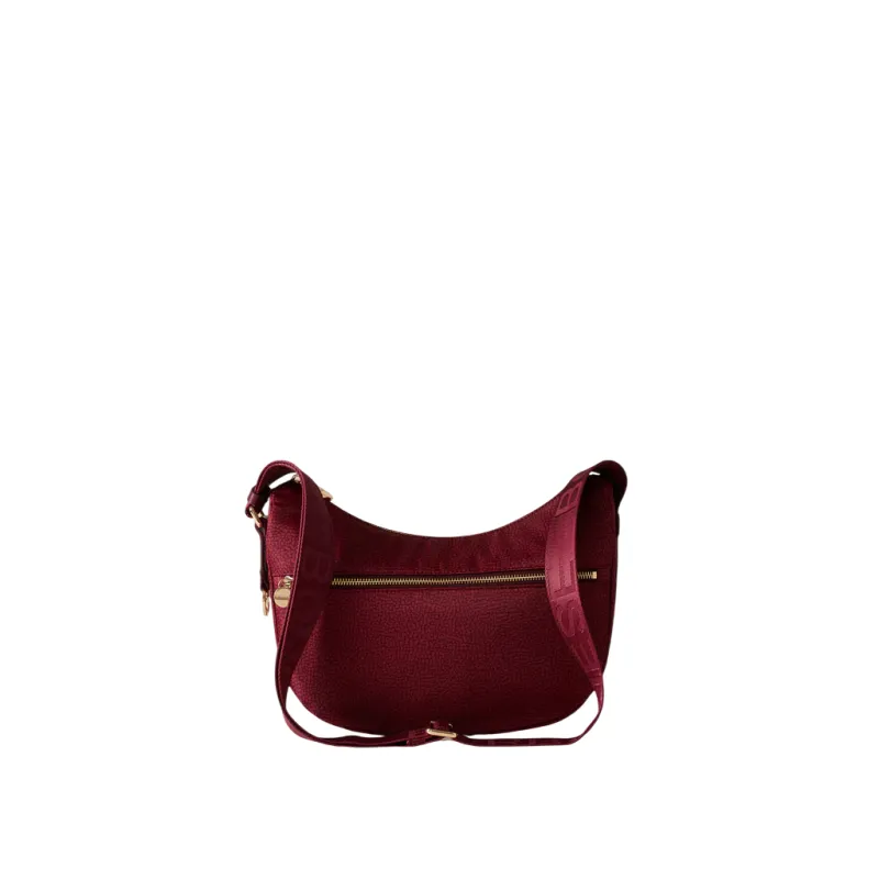 Borbonese luna bag small, merlot