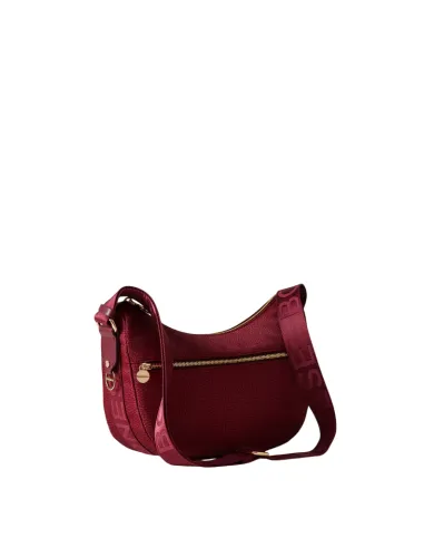 Borbonese luna bag small, merlot