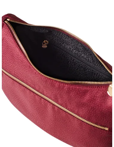 Borbonese luna bag small, merlot