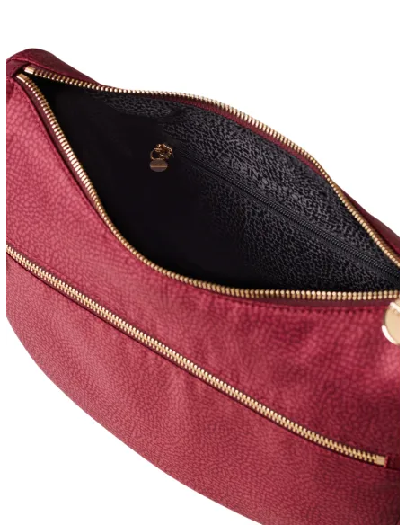 Borbonese luna bag small, merlot