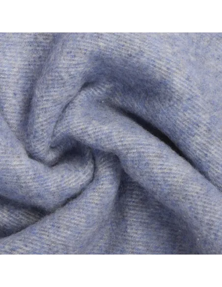 Piquadro double-face men's scarf, light blue-brown