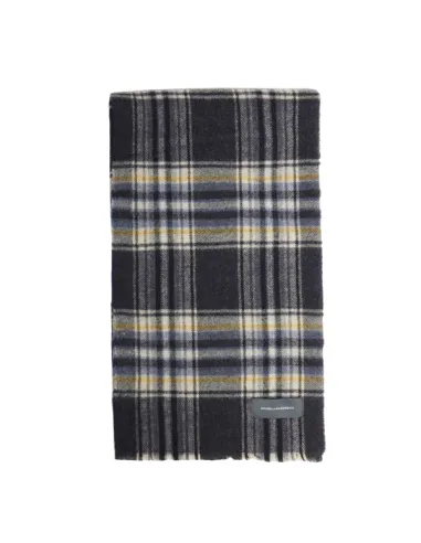 Piquadro men's scarf with madras...