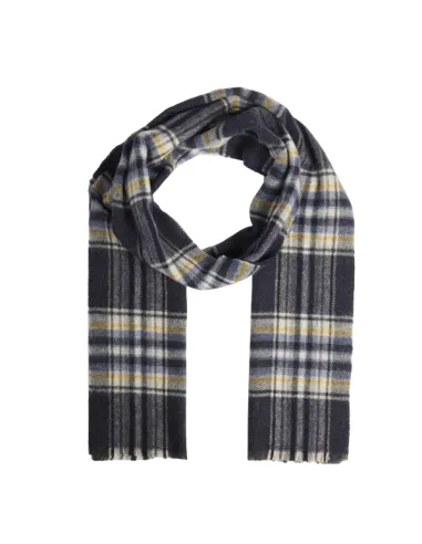 Piquadro men's scarf with madras...