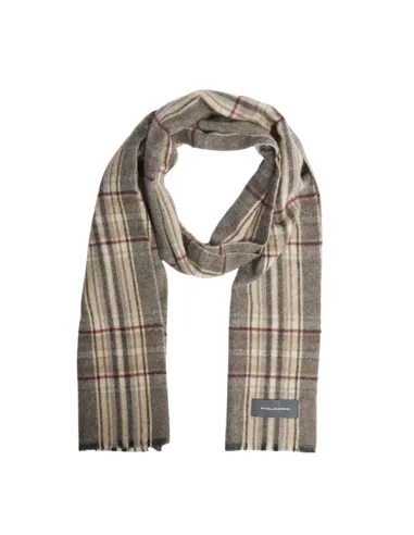 Piquadro men's scarf with madras...
