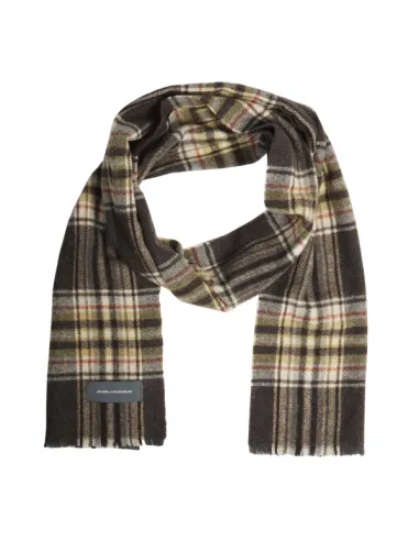 Piquadro men's scarf with madras...