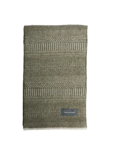 Piquadro men's scarf in pure wool,...