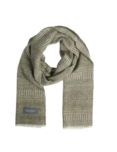 Piquadro men's scarf in pure wool,...