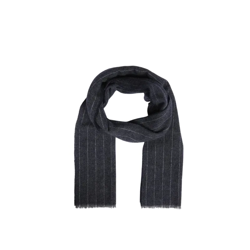 Sciarpa uomo in pura lana 100% Piquadro, blu 2