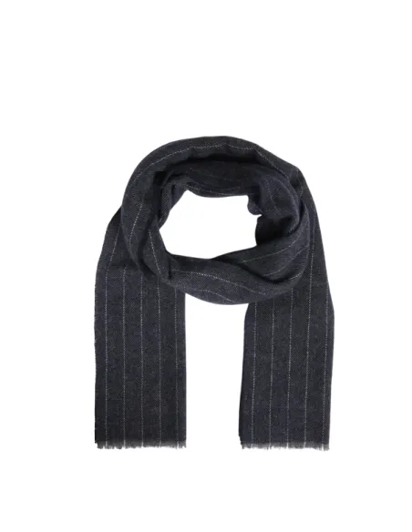 Sciarpa uomo in pura lana 100% Piquadro, blu