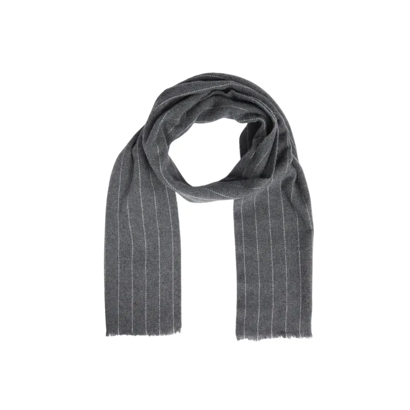 Piquadro men's scarf in 100% pure wool, blue 2