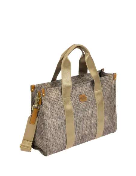 Bric's Opera Tasche X-Collection aus recyceltem Stoff, wool nut