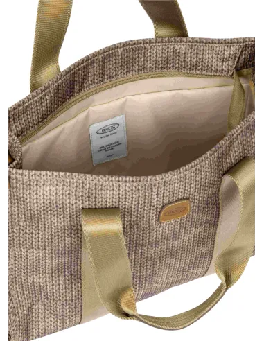 Shopping piccola Brics Opera, wool nut