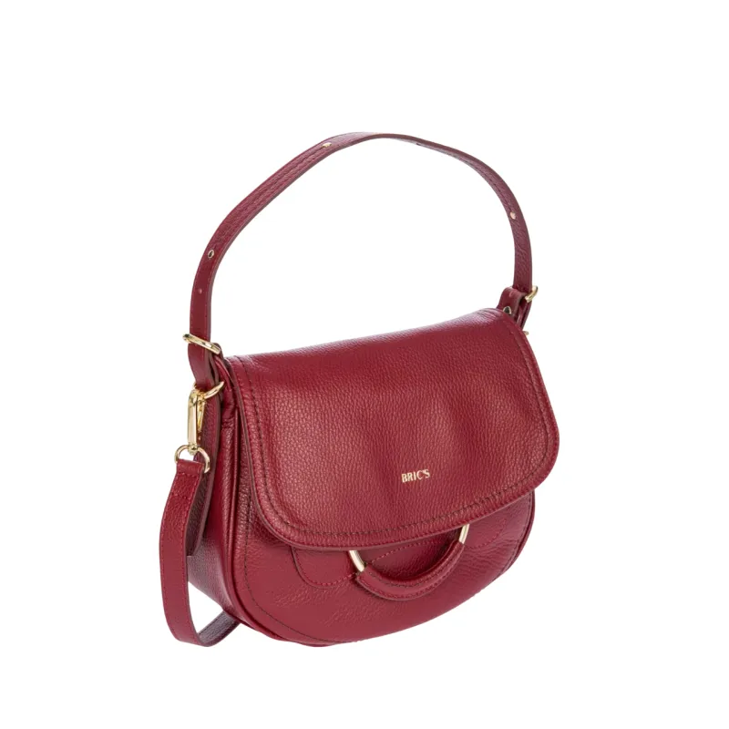 Borsa a spalla in pelle Brics Gondola , bordeaux 2