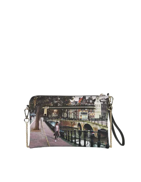 Pochette con manico e catena Ynot, Amsterdam Bridge