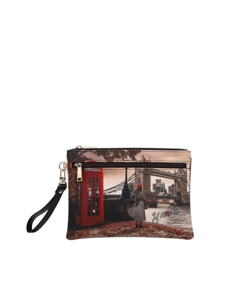 Ynot Yes Bag Pochette mit Griff elegante Damen Clutch Tasche, London Bridge