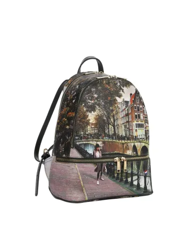 Ynot Yes Bag printed fabric backpack...