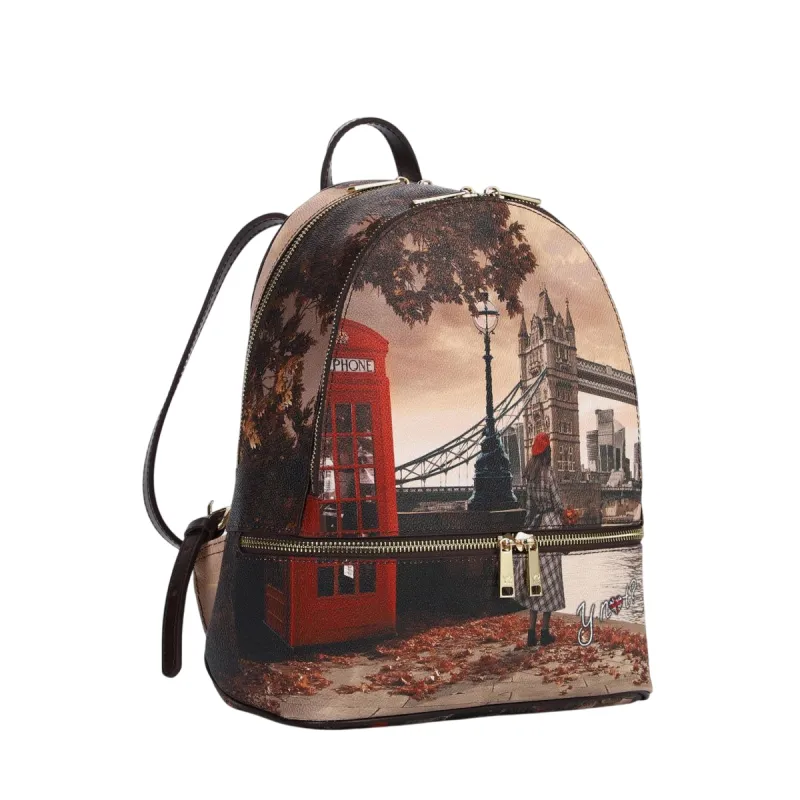 Ynot Yes Bag printed fabric backpack for women stylish... 2