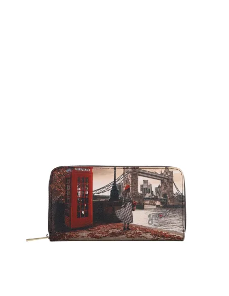 Ynot Yes Bag womens zip around wallet elegant and functional design, London Bridge