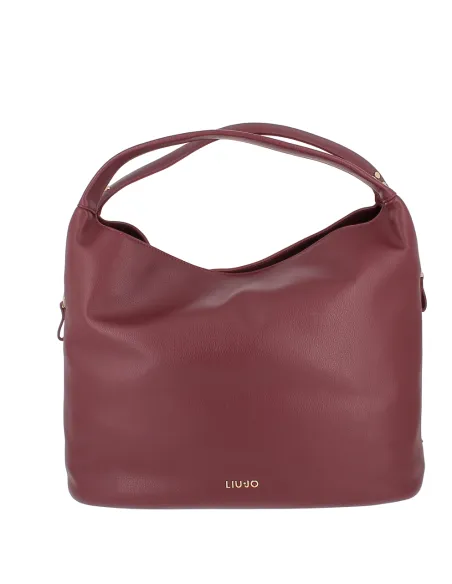 Borsa hobo L con manici e tracolla Liu Jo, red wine