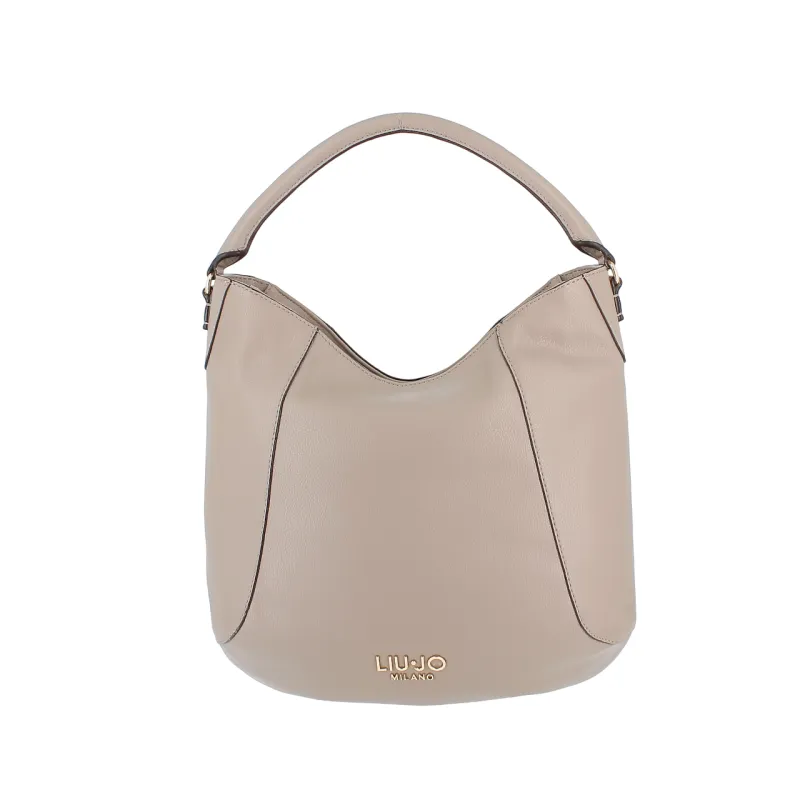 Liu Jo Womens Shoulder Bag with Short Strap, taupe