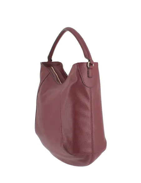 Liu Jo Damen Schultertasche mit kurzer Trageriemen, Rotwein