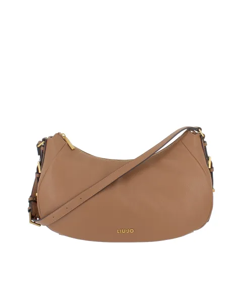 Liu Jo Damen Schultertasche Mittelgross mit Verstellbarem Riemen, suede