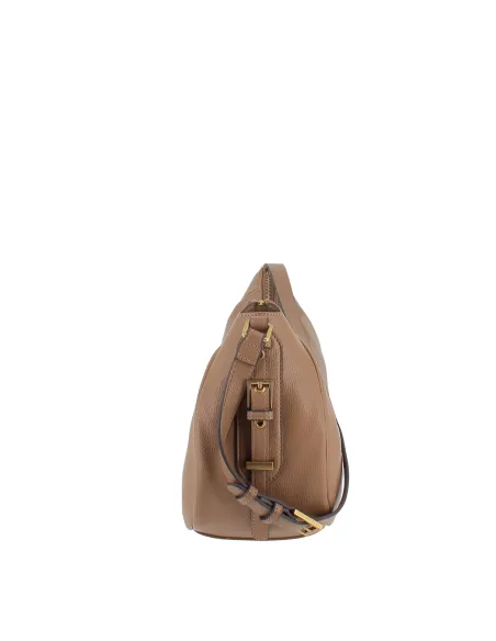 Liu Jo Damen Schultertasche Mittelgross mit Verstellbarem Riemen, suede