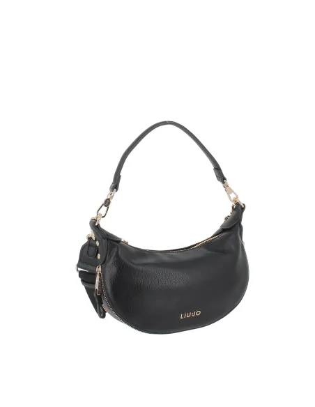 Liu Jo Kleine Schultertasche Expandierbar mit Riemen, schwarz