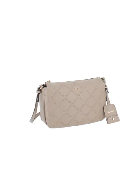 Liu Jo Small Crossbody Bag with Adjustable Strap, taupe