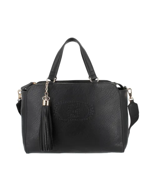 Liu Jo Women's handbag with Adjustable Removable Strap, black