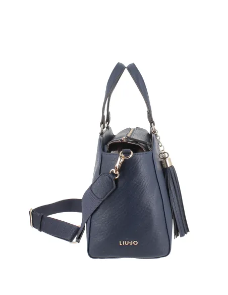 Liu Jo Damen Handtasche mit Verstellbarem Schulterriemen, blau