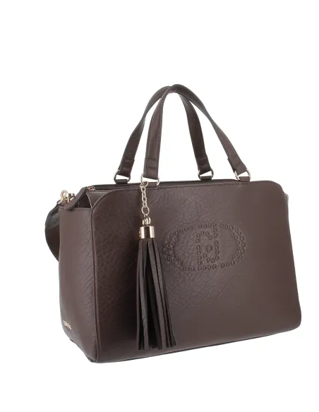 Borsa a mano Liu Jo media, moro