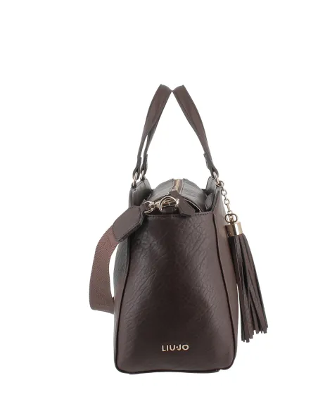 Liu Jo Damen Handtasche mit Verstellbarem Schulterriemen, dunkelbraun