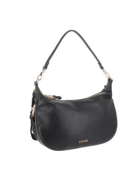 Liu Jo Better Medium Expandable Womens Shoulder Bag, black