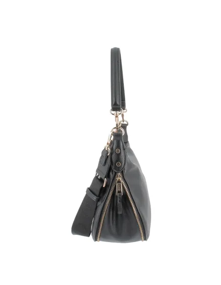 Liu Jo Better Medium Expandable Womens Shoulder Bag, black