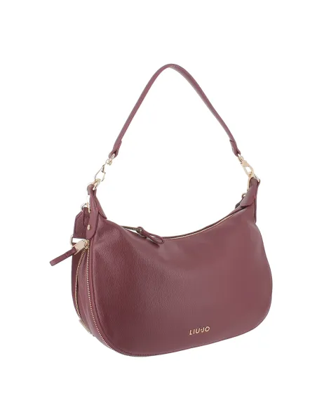 Liu Jo Better Medium Expandable Womens Shoulder Bag, red wine