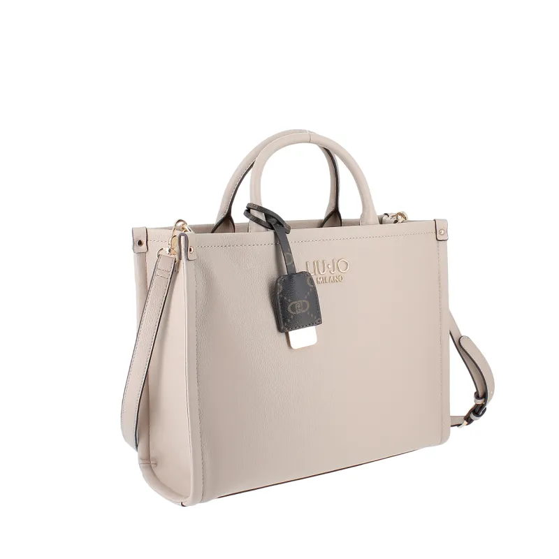 Shopping con due manici Liu Jo, neutro 2