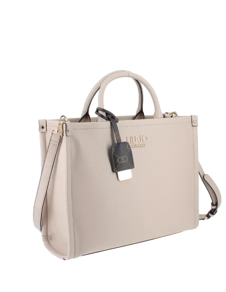 Shopping con due manici Liu Jo, neutro