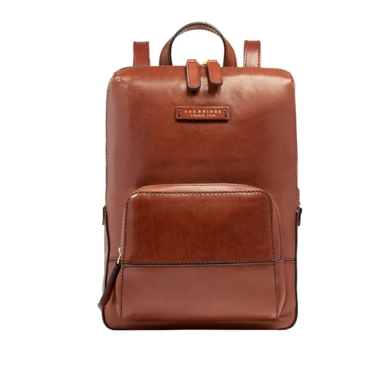 The Bridge Iolanda medium-sized women's backpack, brown