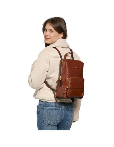 The Bridge Iolanda medium-sized women's backpack, brown