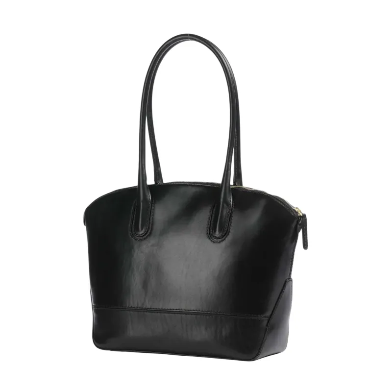 The Bridge Iolanda Leather Shopping Bag, black 2