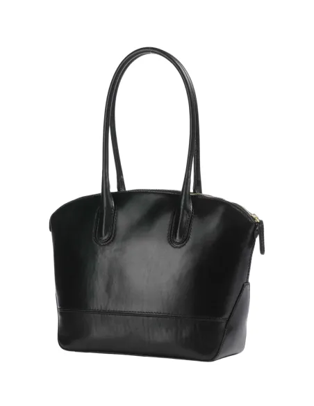 The Bridge Iolanda Leather Shopping Bag, black