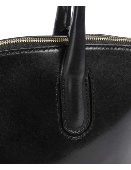 The Bridge Iolanda Leather Shopping Bag, black