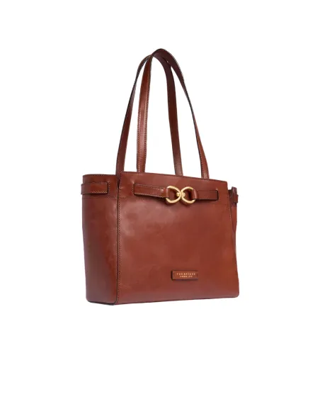 The Bridge Isotta Shopper Damen aus Naturleder, braun